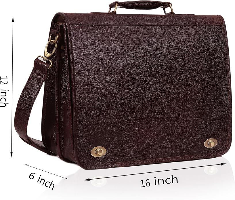 Langston Leather Laptop Messenger Bag
