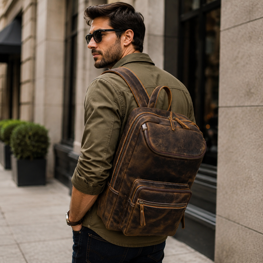 Leather Travel Backpacks