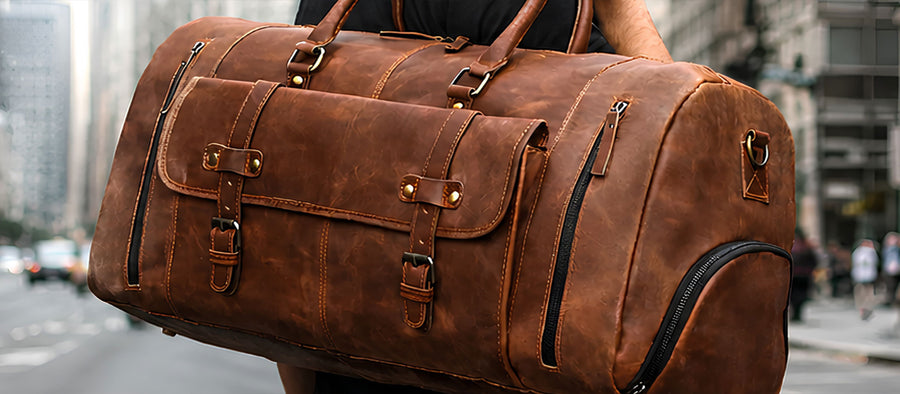 Leather Duffle Bags