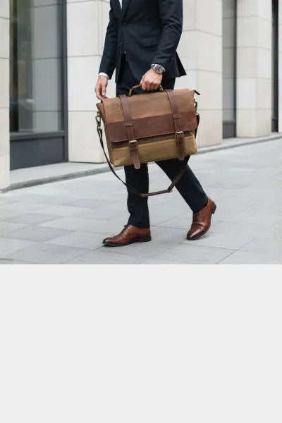 Leather Briefcase Bag