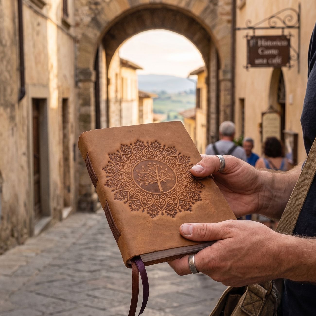 Willow Creek Mandala Tree of Life Leather Journal