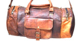 handmade leather bags | Leather travel bags for men | small leather duffle bag