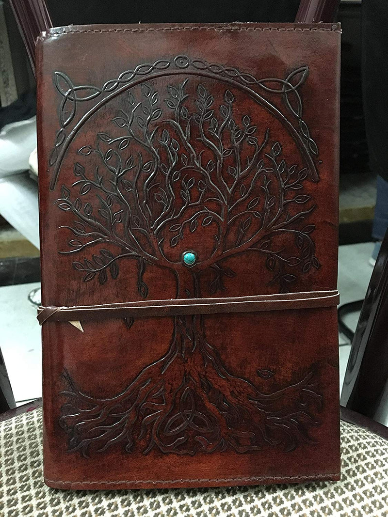 Buy Refillable Leather Journal Writing Notebook | Antique Handmade Leather Bound Daily Notepad For Men & Women