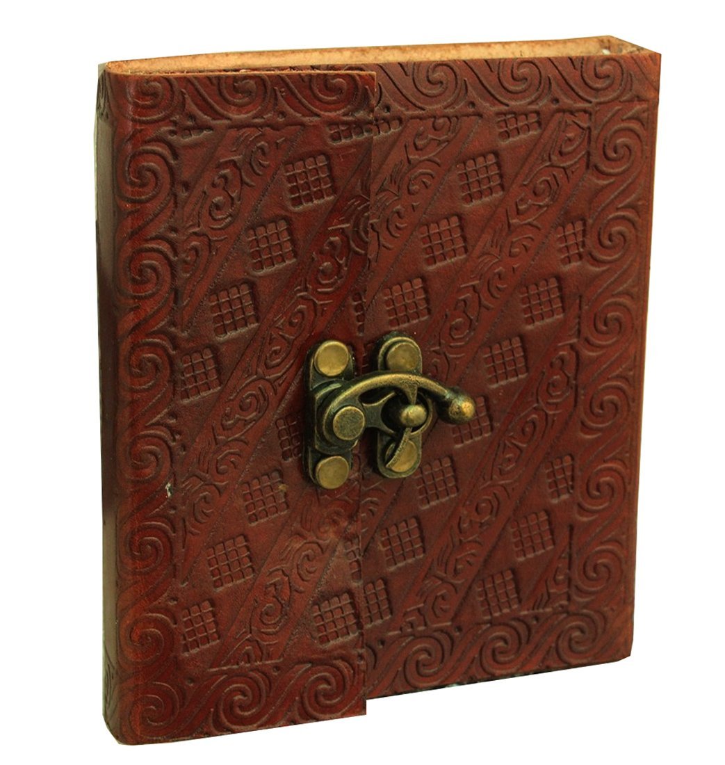 Cuero brown vintage leather tree of life journal notebook for writing leather diary handmade leather journal - cuerobags