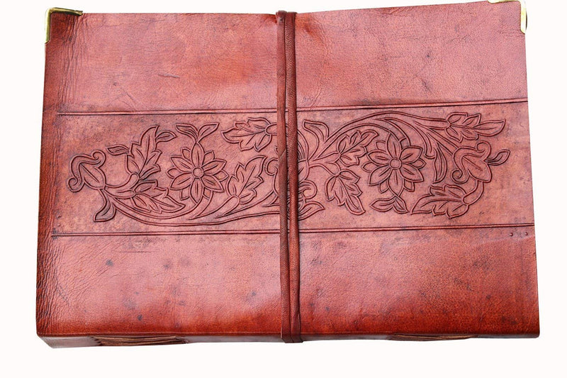 Vintage Leather Journal Notebook Diary for Writers Artist Professionals Leather Notebook Sketchbook Blank Book by cuero - cuerobags