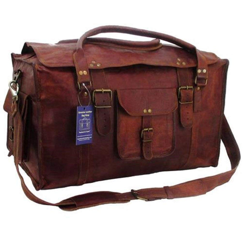 Leather Duffle Bag - Buy Leather Duffle Bag for Men Online in USA