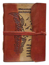 Love Leaf Embossed Leather Journal For Gift