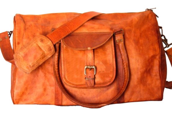 Brown Triangle Harrison Leather Bag - cuerobags