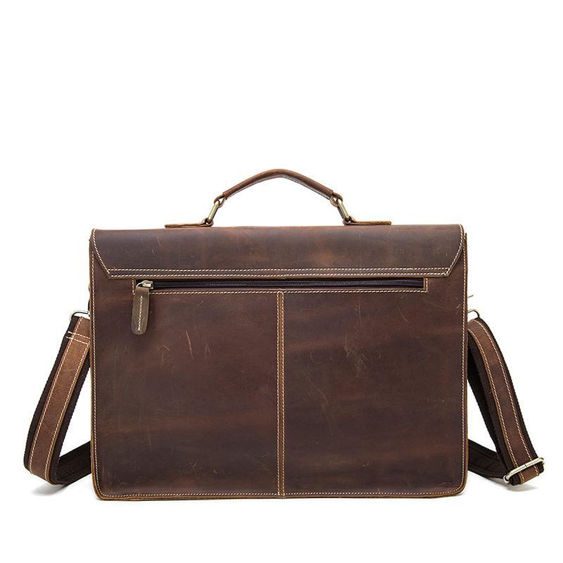 Washington Leather Messenger Bag - cuerobags