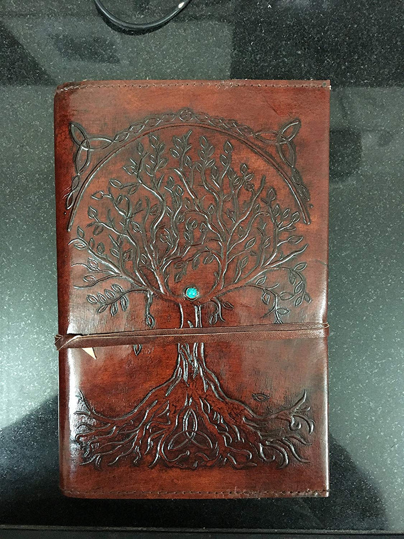 LEATHER JOURNAL Tree of Life – Writing Notebook Handmade Leather
