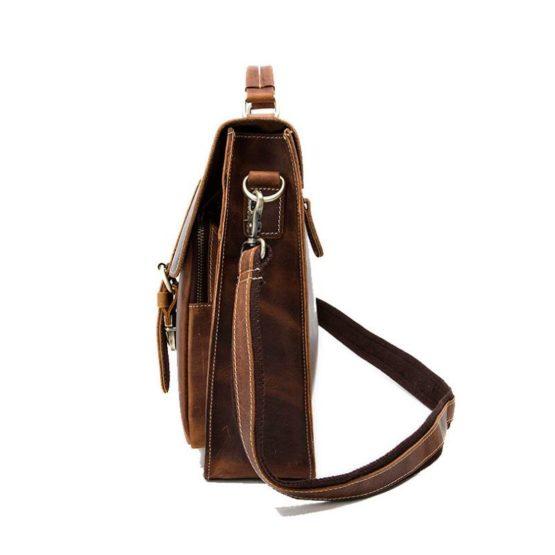 Washington Leather Messenger Bag - cuerobags