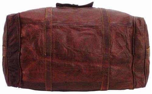 Classy Designs Leather Travel Bag Holdall Duffel Flight Cabin Bag Overnight duffel Weekend Bag - cuerobags