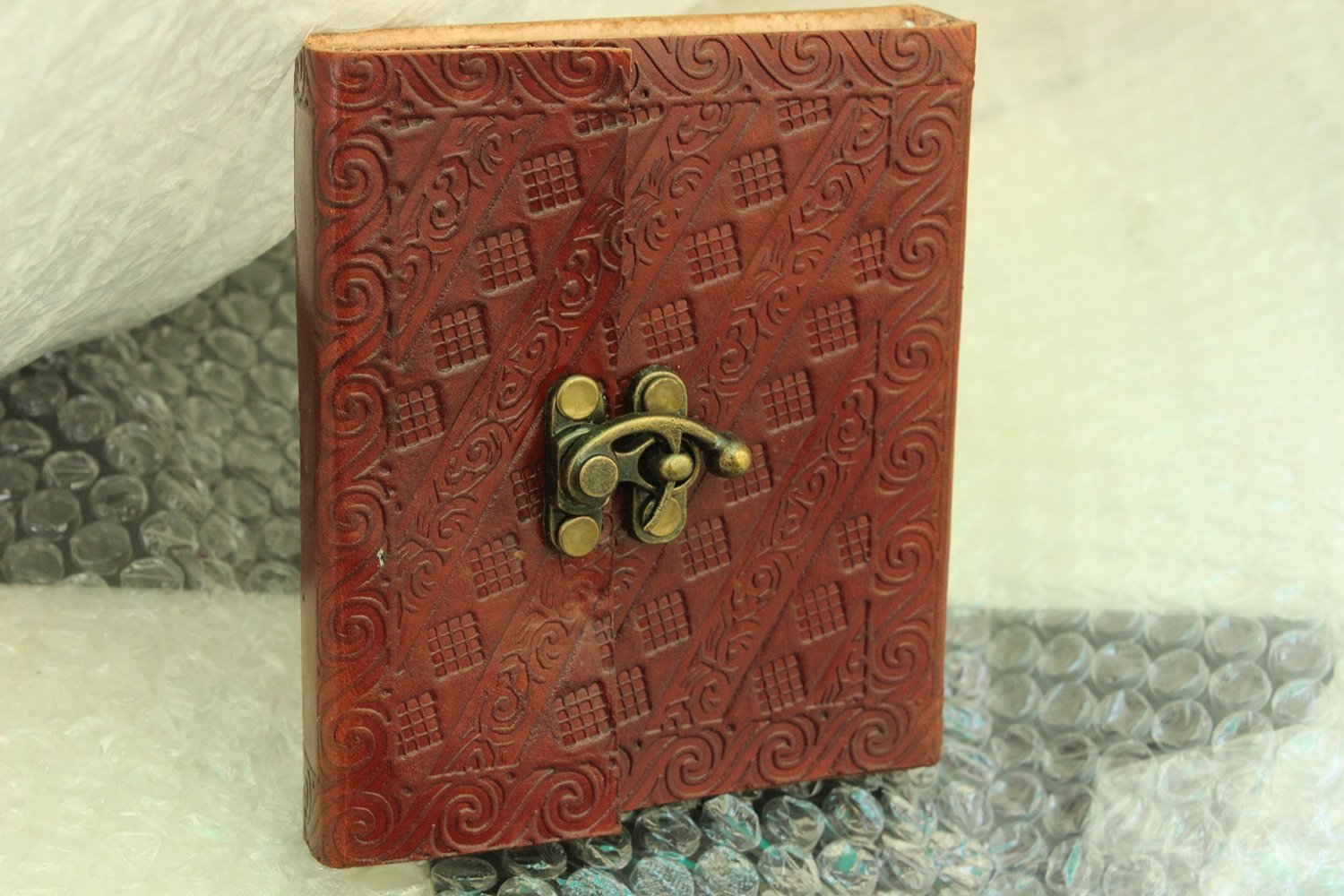 Cuero brown vintage leather tree of life journal notebook for writing leather diary handmade leather journal - cuerobags