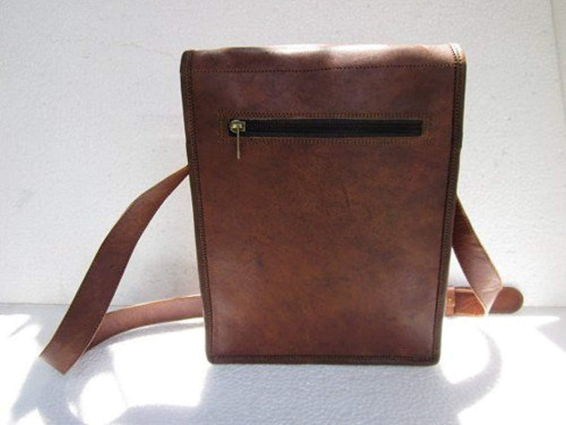 Komal's Passion leather 11&quot; Inch Ipad Messenger Satchel Purse Bag