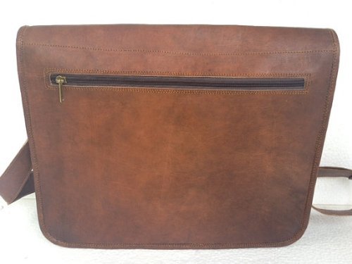 Cuero Bags Vintage Mens 16 Inch Leather Laptop Messenger Pro Satchel Men's Bag - cuerobags