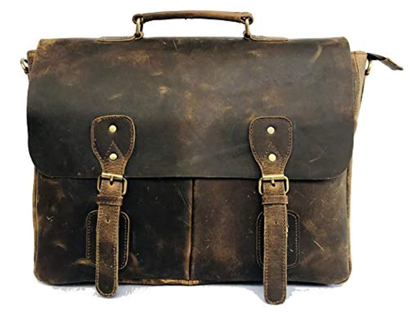Leather Laptop Messenger B07M7W7HM1 Vintage Couture