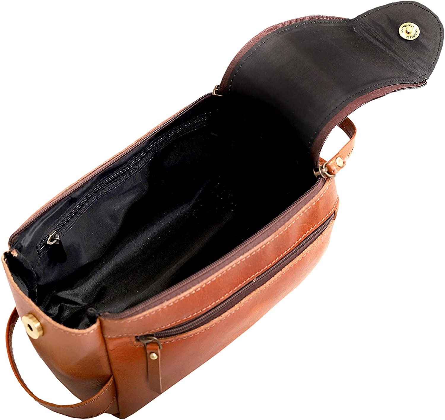 24" Large leather Travel Bag Duffel bag + Leather Toiletry Bag Travel Dopp Kit Made With High Class Buffalo Leather