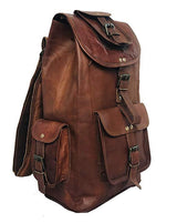leather travel backpack | vintage leather backpack mens | handmade leather backpack - Cuero Bags