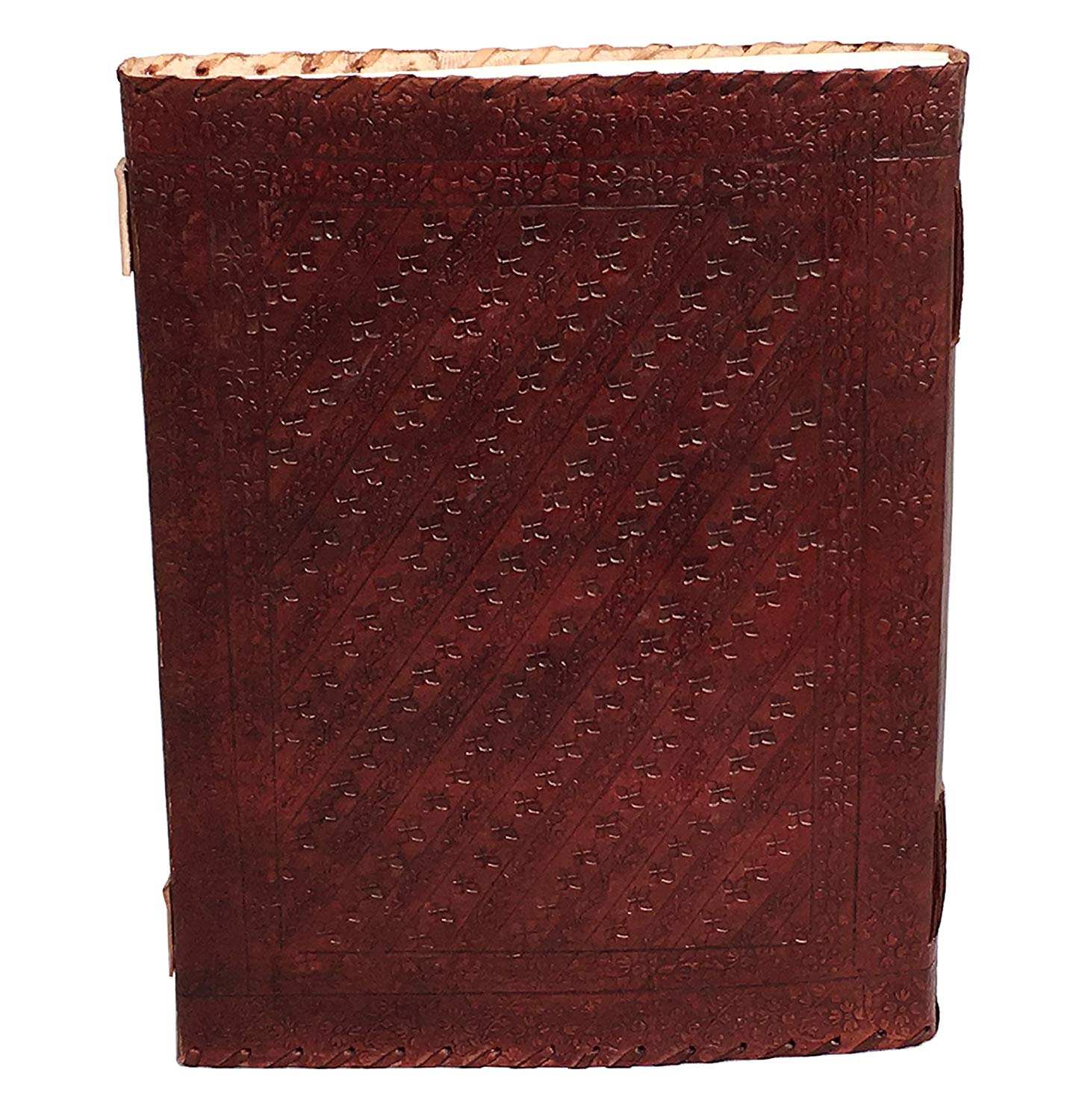 Leather Journal Book Medieval Stone Embossed Handmade Book of Shadows Notebook Office Diary College Book Poetry Book Sketch Book 10 x 7 inches - cuerobags