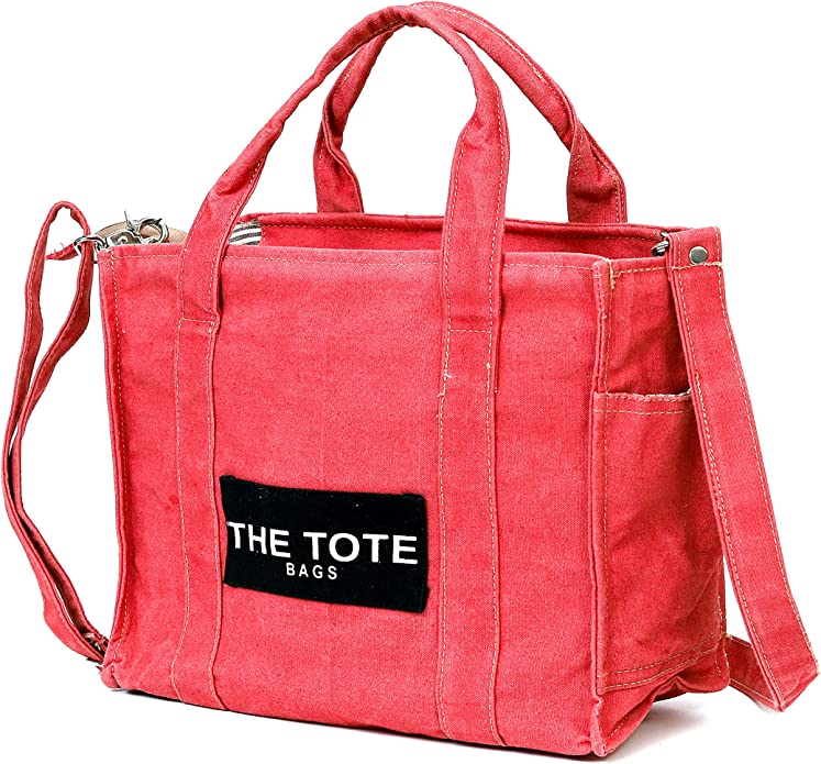 canvas tote bag for women canvas shoulder bag for travel satchel handbag for shopping
