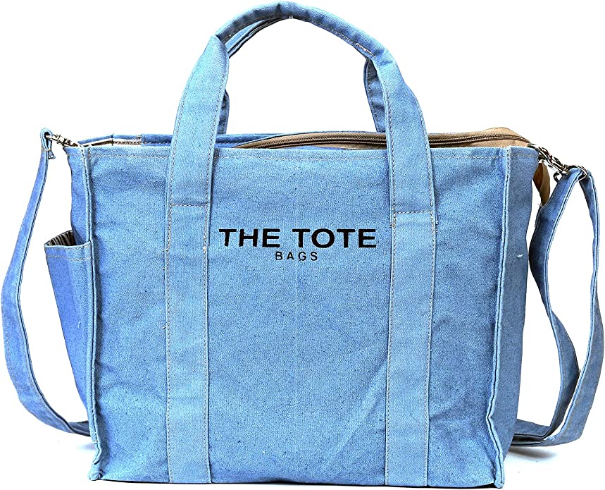 canvas tote bag for women canvas shoulder bag for travel satchel handbag for shopping