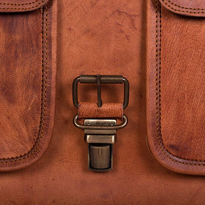 Leather Briefcase Laptop bag 18 inch Handmade Messenger Bags Best Satchel by Cuero Bags - cuerobags