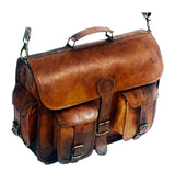 Buy leather suitcase | Handmade Padded Leather Bag